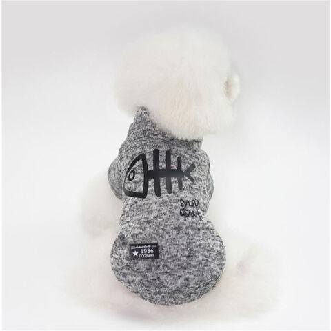 Ropa para mascotas de moda 2025, sudadera con capucha para perro de otoño e invierno, ropa cálida para gatos, sudadera con capucha para mascotas, suéter para perro con diseño de espina de pescado