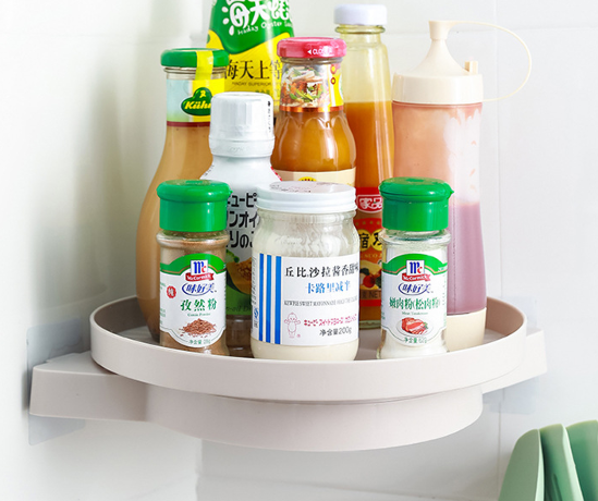 New Rotating Shelves Universal storage rack for seamless installation in kitchen and bathroom supplier