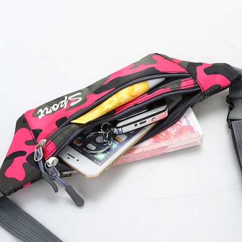 Riñonera Deportiva Unisex de Moda para Hombre y Mujer - Bolso de Cintura para Dinero, Teléfono Móvil y Otros Artículos Esenciales
