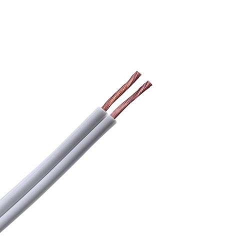 Weißes, paralleles, flaches Lautsprecher-Flexkabel - Premium Qualität für professionelle Audioanwendungen