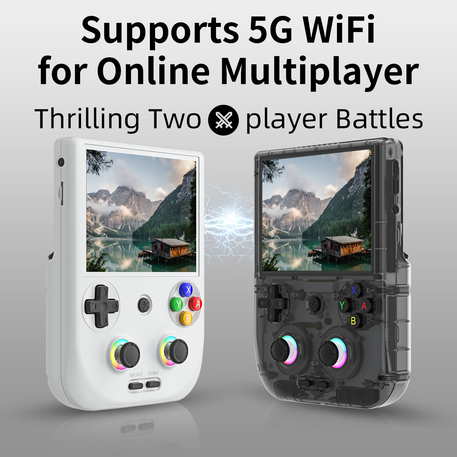 Portable 4 Inch Ips Touch Screen Unisoc T820 Handheld Gaming Console ...