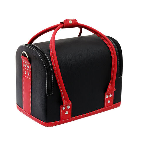 Bolsa de maquillaje de gran capacidad, impermeable, portátil, para almacenamiento de maquillaje, belleza, manicura, tatuajes, caja de herramientas, estuche de maquillaje resistente al desgaste