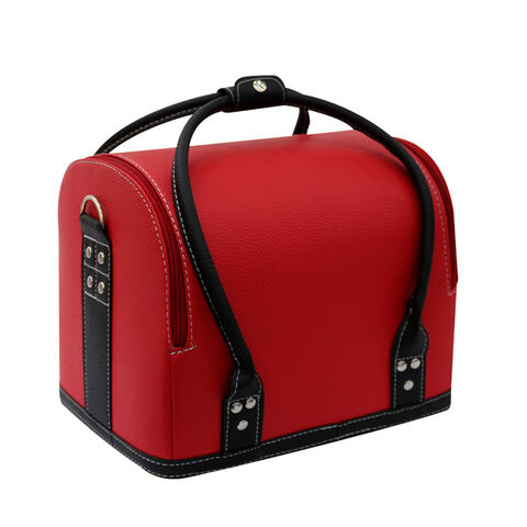 Bolsa de maquillaje de gran capacidad, impermeable, portátil, para almacenamiento de maquillaje, belleza, manicura, tatuajes, caja de herramientas, estuche de maquillaje resistente al desgaste