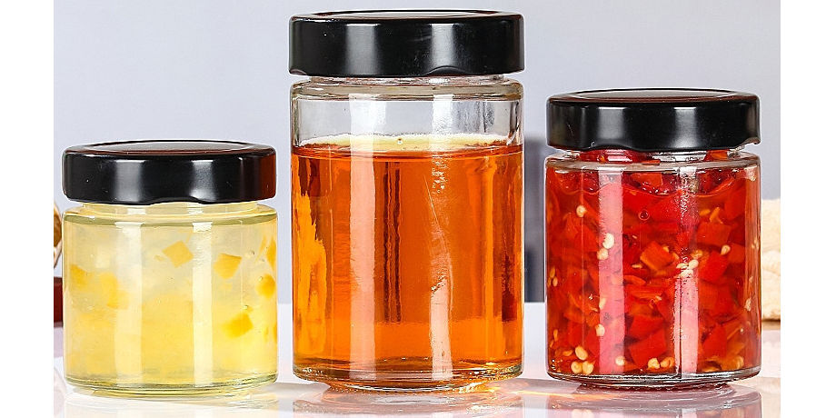 Kaufen Sie China Großhandels-Glas Glas Gläser Mit Schwarzem Deckel Großhandel Glasflaschen Für Marmelade Salz Gläser Und Flaschen Einmach Glas und Glas Gläser zu einem Preis von $0.23 USD