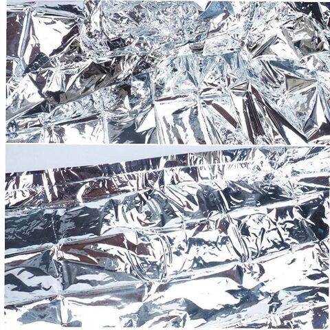 Poncho Térmico de Emergencia de Mylar, Impermeable y Compacto, para Primeros Auxilios, Adultos y Equipo de Supervivencia, Color Plata
