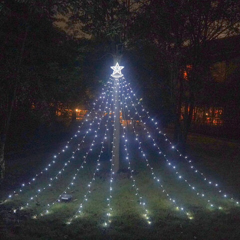 Guirnalda de Luces LED con Forma de Estrella, Impermeable IP65, Ideal para Decoración de Festivales, con 8 Modos. Venta al por mayor de China.