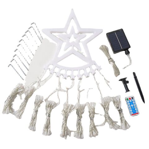 Guirnalda de Luces LED con Forma de Estrella, Impermeable IP65, Ideal para Decoración de Festivales, con 8 Modos. Venta al por mayor de China.