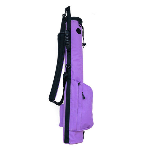 Saco de golfe de grande capacidade, personalizado, moderno, por atacado, portátil, impermeável, em nylon, com alça de ombro removível