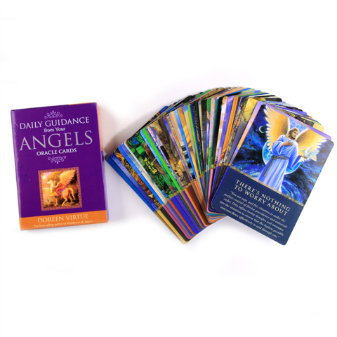 Neue Engels-Tarotkarten für Anfänger mit Anleitungsbuch, Kartenspiel, Brettspiel, Spielkarten