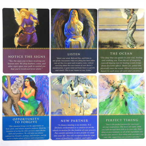 Neue Engels-Tarotkarten für Anfänger mit Anleitungsbuch, Kartenspiel, Brettspiel, Spielkarten