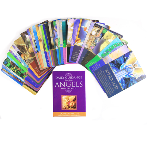 Neue Engels-Tarotkarten für Anfänger mit Anleitungsbuch, Kartenspiel, Brettspiel, Spielkarten