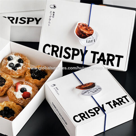 Lebensmittelboxen Kundenspezifisch bedruckte Bäckerei Cupcake Papierbox Lebensmittelqualität Weiße Donut Papierbox Brot Gourmet Dessert Verpackung Papier Geschenkbox