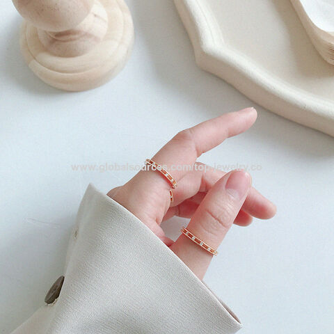 Anillos de plata de ley dorada de lujo, personalizables, con auditoría BSCI, L'oreal, Disney, Sedex, ISO9001