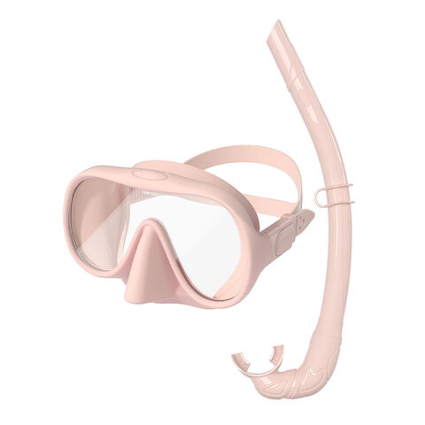 Direktverkauf ab Werk: Tauchmasken-Schnorchelset mit abnehmbarem Silikon-Atemschlauch, Taucherbrille und Schwimmbrille für Erwachsene