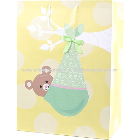 Sacs en Papier Kraft Brun avec Impression Personnalisée pour Cadeaux en Vente Chaude