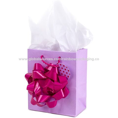 Sacs en Papier Kraft Brun avec Impression Personnalisée pour Cadeaux en Vente Chaude