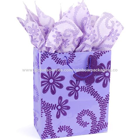 Sacs en Papier Kraft Brun avec Impression Personnalisée pour Cadeaux en Vente Chaude