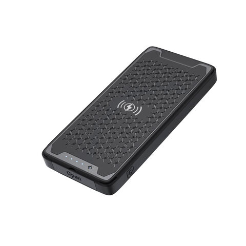 Fournisseur de Chargeur Solaire Power Bank, Batterie Externe Solaire Portable USB C d'Extérieur, Charge Sans Fil, Avec Lumière LED pour Smartphones