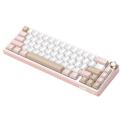 Clavier mécanique personnalisé 839 avec RGB. Petit, portable, esthétique soignée pour les filles. Bluetooth sans fil à trois modes.