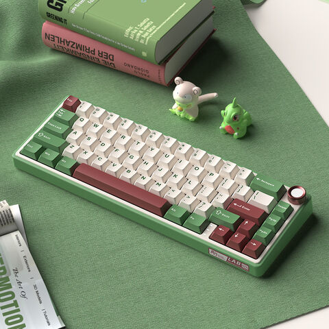 Clavier mécanique personnalisé 839 avec RGB. Petit, portable, esthétique soignée pour les filles. Bluetooth sans fil à trois modes.