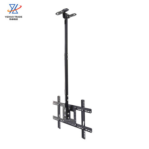 Support de plafond TV adapté aux écrans LCD de 32 à 72 pouces, support TV pivotant avec prix d'usine et support de suspension TV de haute qualité