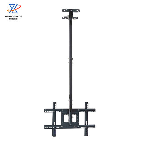 Support de plafond TV adapté aux écrans LCD de 32 à 72 pouces, support TV pivotant avec prix d'usine et support de suspension TV de haute qualité
