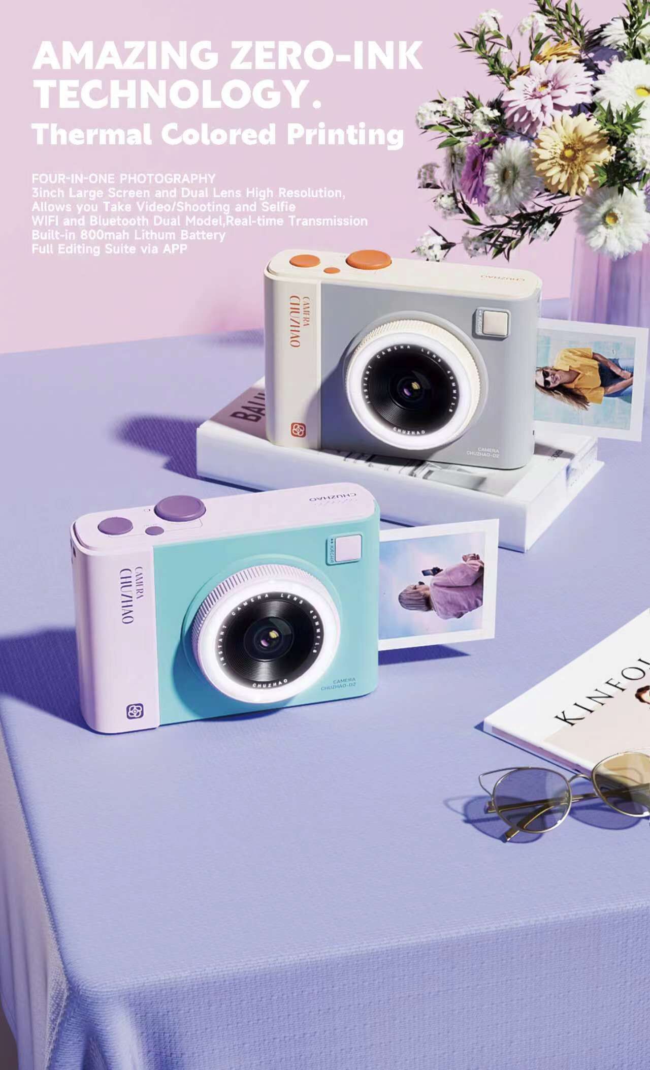 Buy China Wholesale Color Instant Printing Camera No Ink Thermal