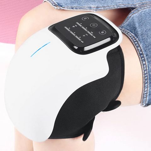 Masajeador de Rodilla con Calor para Alivio del Dolor y Relajación Muscular - Ajustes de Calor Regulables para Máximo Confort y Alivio Terapéutico