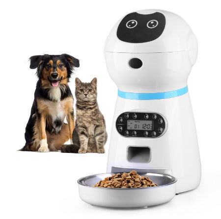 3.5L Smart Auto Timed Dog Pet Feeder Cat Automatic Food Dispenser Feeder With Stainless Bowl supplier