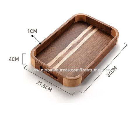 Bandeja de madera con tamaño personalizado y diseño bandeja de servicio de madera proveedor de fabricación de su idea para bandeja de madera personalizado bandeja de servicio de madera