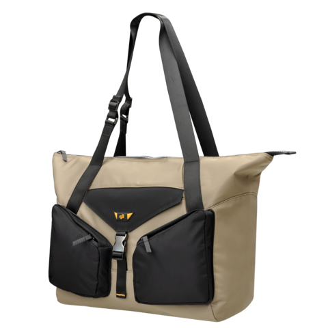 Ebox Nuevo Diseño Moderno Bolso de Hombro Multibolsillos para Portátil, Bolso Tote de Trabajo para Mujeres y Hombres