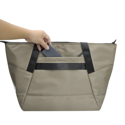 Ebox Nuevo Diseño Moderno Bolso de Hombro Multibolsillos para Portátil, Bolso Tote de Trabajo para Mujeres y Hombres