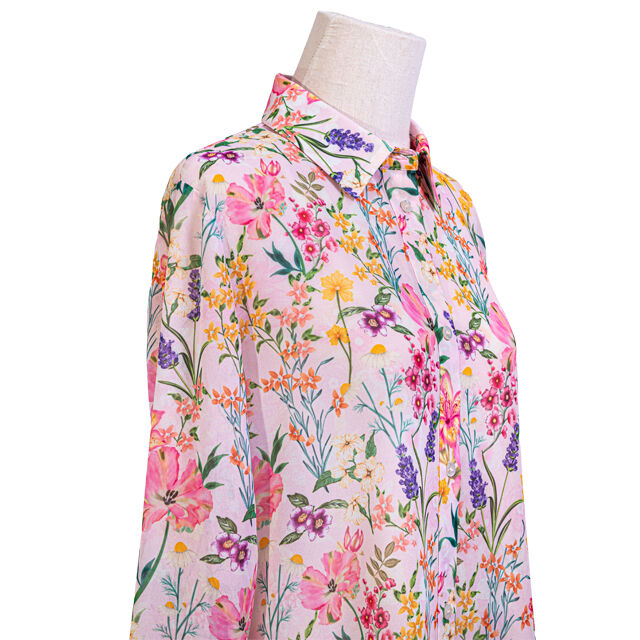 Women’s Cotton Mul Floral Shirt – Wholesale Manufacturer Supply main image 1