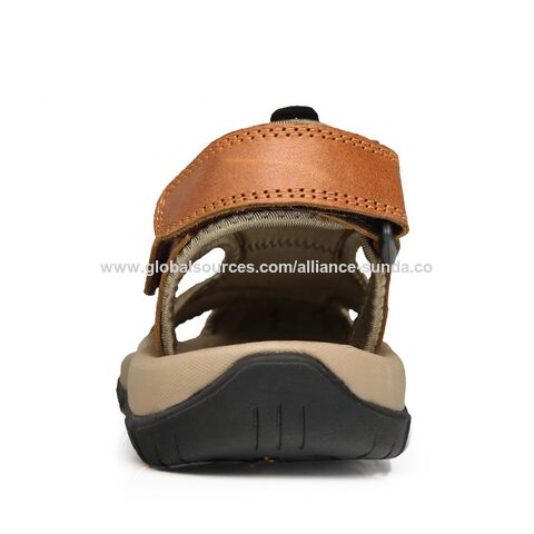 Lässige Herren Sandalen, braun, europäische Sandalen, Herren Wandersandalen