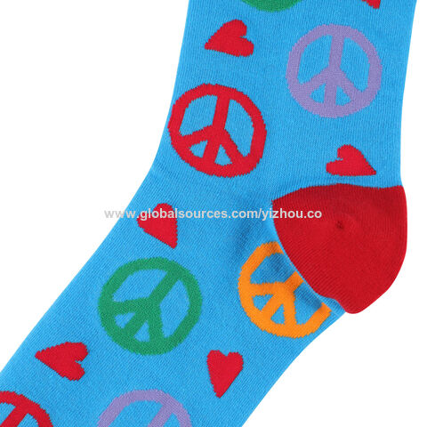 OEM China Factory Pattern Stretchable Women′s Comfortable Sports Compression Socks