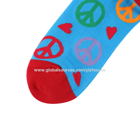 OEM China Factory Pattern Stretchable Women′s Comfortable Sports Compression Socks