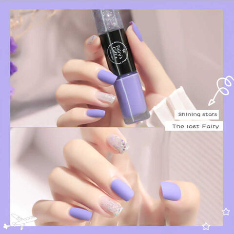 Esmalte de Unhas de Cabeça Dupla Secagem Rápida Sem Cozimento Durável Não Descasca Nail Art Tudo Para Manicure Esmalte de Unhas em Gel Regular