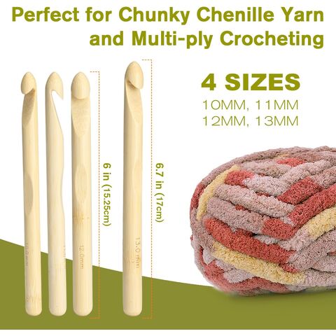Ensemble de crochets de crochet personnalisables, crochets de crochet ergonomiques en bois, crochets de crochet personnalisés en gros, crochets de crochet en bambou.
