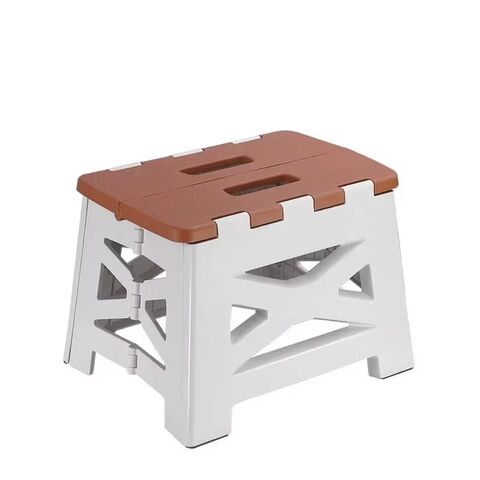 Banco Dobrável Portátil de Plástico para Camping ao Ar Livre, Cadeira Assento para Casa, Banheiro, Cozinha, Jardim, Camping, Crianças e Adultos