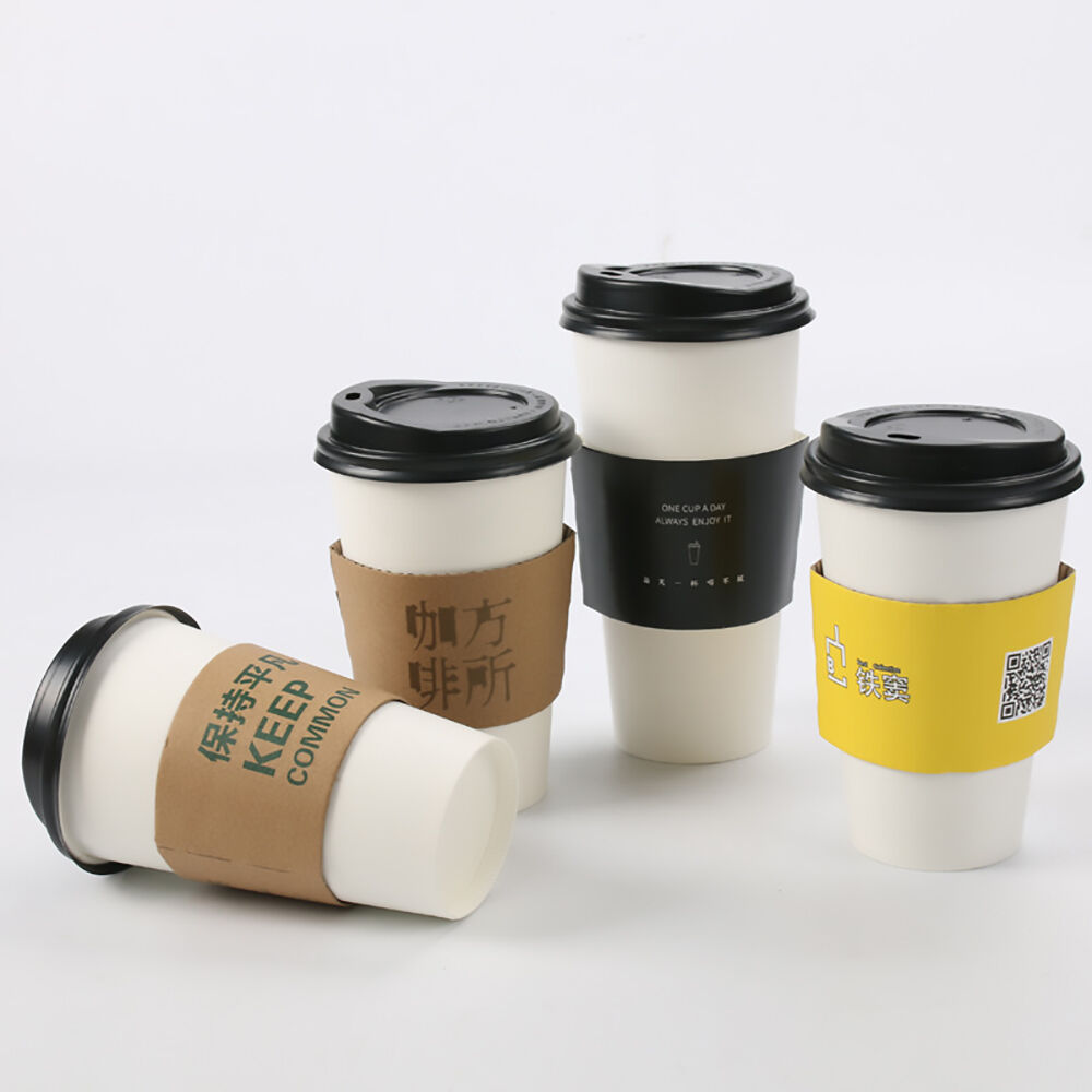Bulk Buy China Wholesale Custom Paper Coffee Cup Sleeve With Logo ...