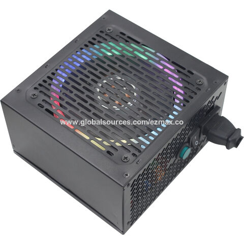 PSU ATX800W dengan kipas 12cm, wadah hitam, 80PLUS Emas