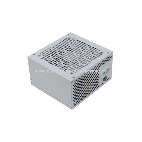 PSU ATX1250W dengan RGB 12cm kipas, casing hitam, 80PLUS Emas, catu daya GAMING