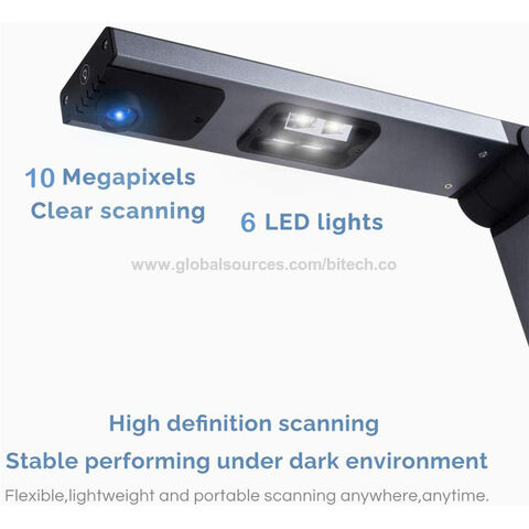 Visuelle Präsentationsgeräte 10 MP A4-Datei-Scan USB-Schnittstellendesign Bequemer Anschluss an den Computer Steigerung der Arbeitseffizienz