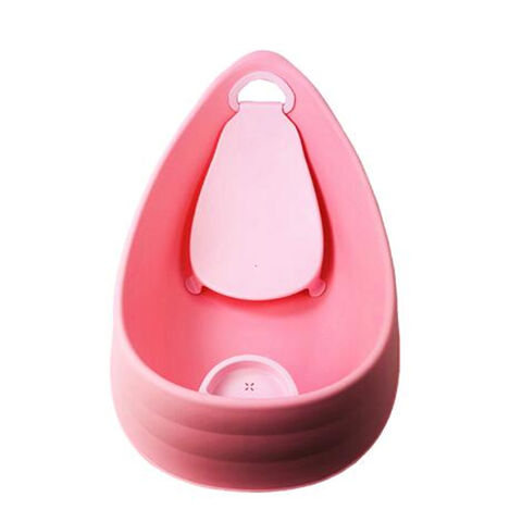 Banheira de plástico para bebê com assento confortável para banheira