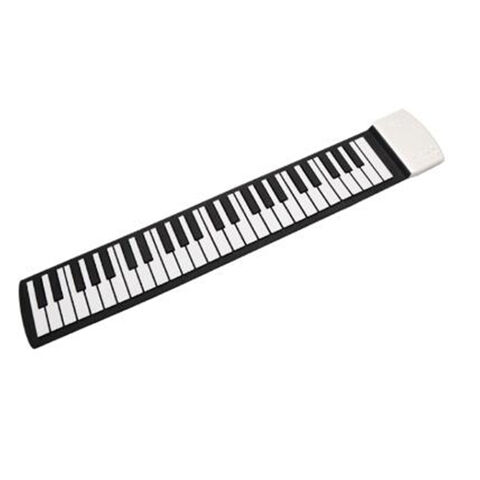Piano Enrollable Portátil de 61 Teclas, Diseño Flexible de Silicona para Niños