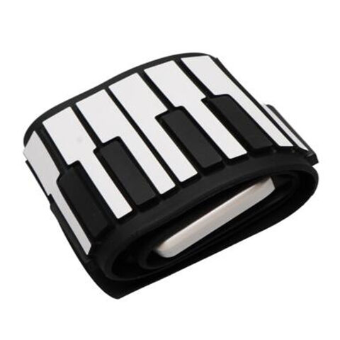 Piano Enrollable Portátil de 61 Teclas, Diseño Flexible de Silicona para Niños