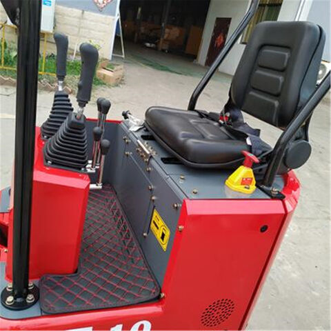 1 Tonnen Mini-Bagger für Bauarbeiten, Kompaktbagger mit Raupenfahrwerk für Aushubarbeiten