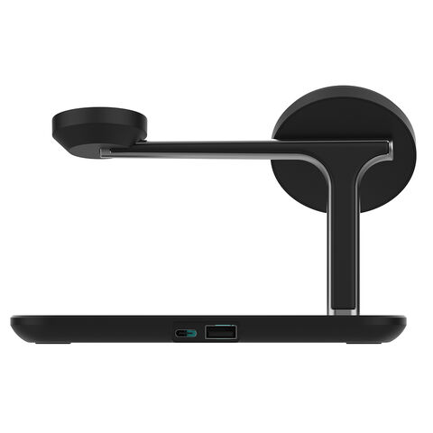 Chargeur sans fil magnétique portable de bureau universel personnalisable à charge rapide 3 en 1 10W 15W pour smartphone