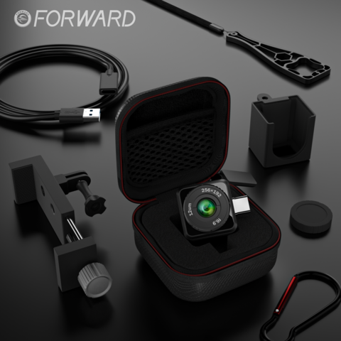 FORWARD New Mini Thermal Infrared Imager Zoom Camera thermal imaging for Microscope Mobile phone