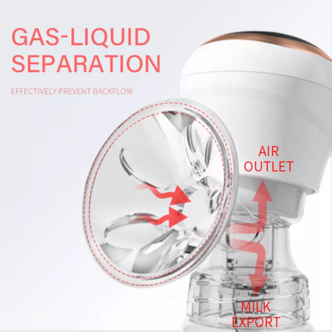 Extractor de Leche Eléctrico Portátil Antirretorno 3 Modos 9 Niveles LED Recargable Indoloro Integrado